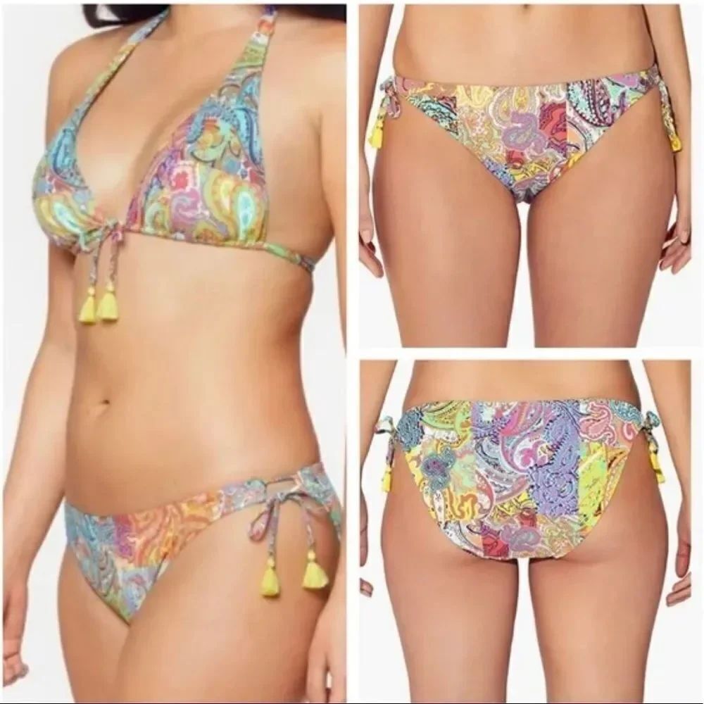 NWOT Bleu Rod Beattie Bikini Side Tie Hipster Bottom, Size 14